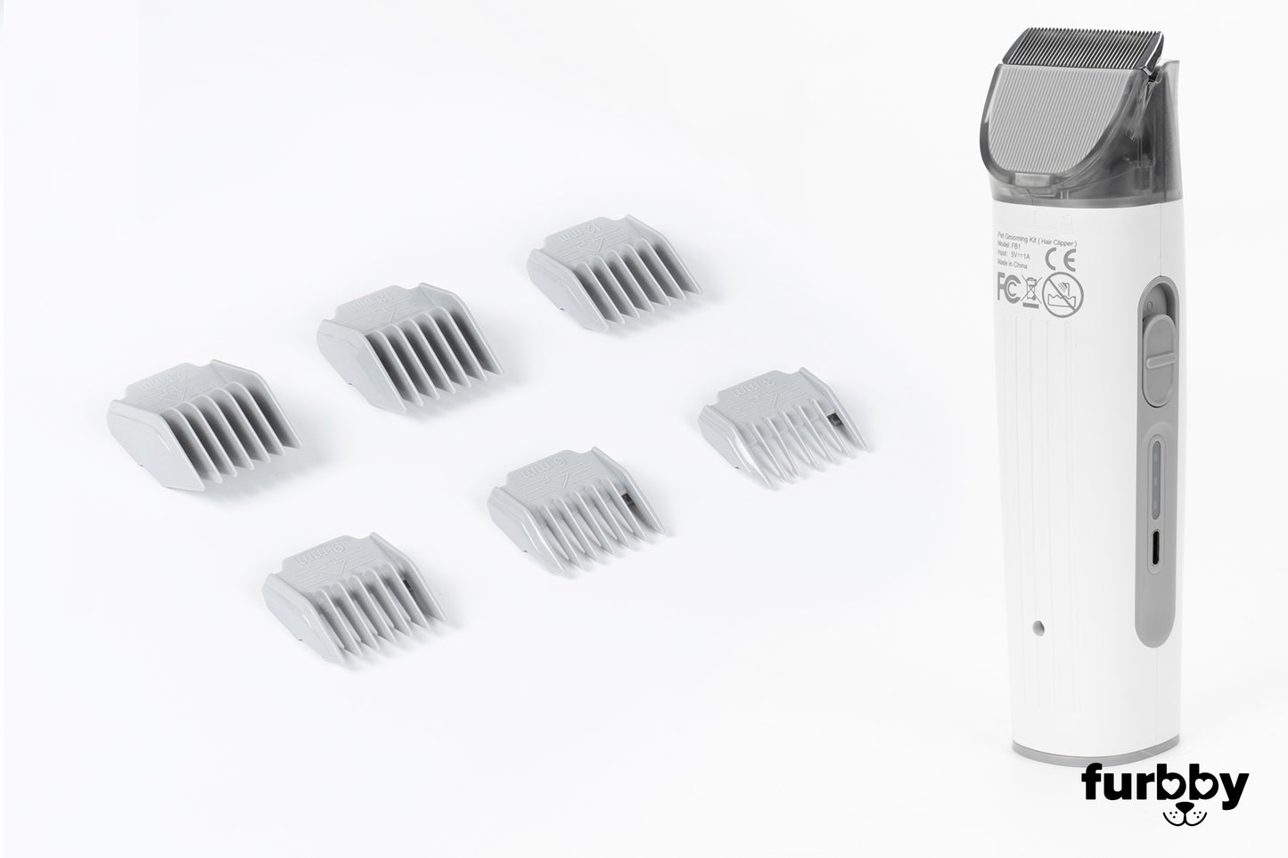 Furbby 7-in-1 Pet Grooming Kit & Vacuum